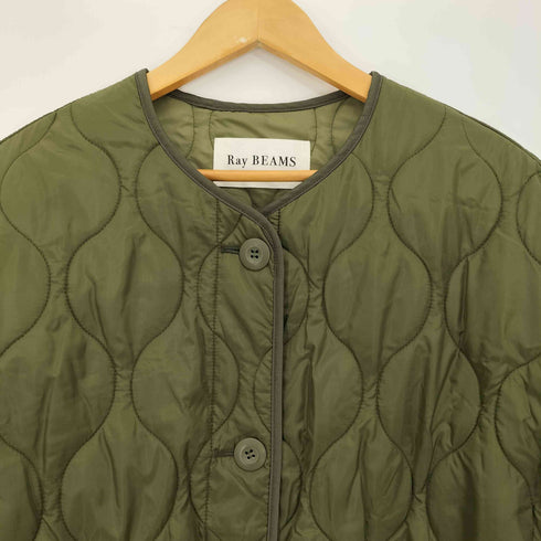 レイビームス Ray BEAMS 20aw キルティング ノーカラー ブルゾン レディース ONE SIZE