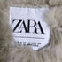 ザラ ZARA ウエストドローコード 裏地ファー ダウンジャケット レディース