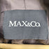 マックスアンドコー MAX&CO. 羊革切替 ジップアップ ファージャケット レディース