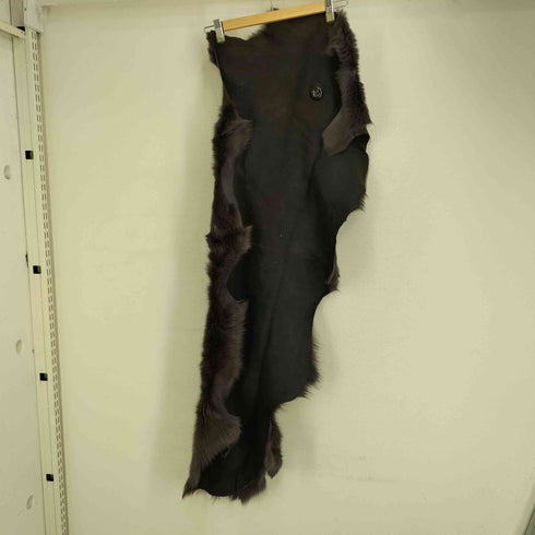 KARL DONOGHUE 英国製 ファー マフラー ストール 裏地ラム レディース