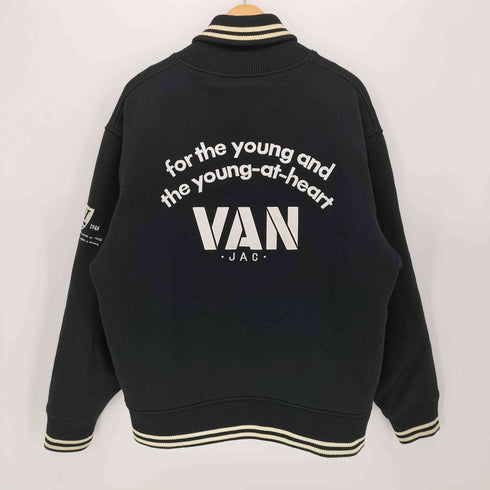 ヴァンヂャケット VAN JAC 背面アーチロゴ 裏地 キルティング ロゴ 刺繍 スタジアム ジャンパー スタジャン メンズ JPN:XL