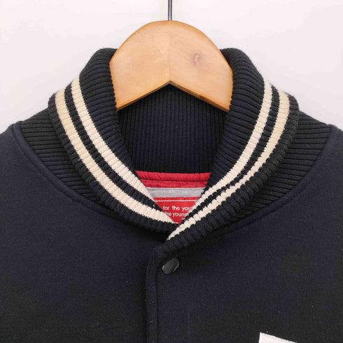 ヴァンヂャケット VAN JAC 背面アーチロゴ 裏地 キルティング ロゴ 刺繍 スタジアム ジャンパー スタジャン メンズ JPN:XL