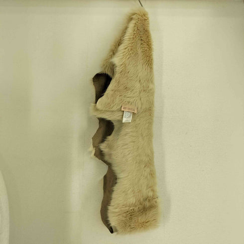 KARL DONOGHUE 英国製 ファー マフラー ストール 裏地羊革 レディース