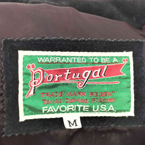 PORTUGAL フリンジ ウエスタンヨーク カウスエード レザー ジップアップ ジャケット メンズ import:M