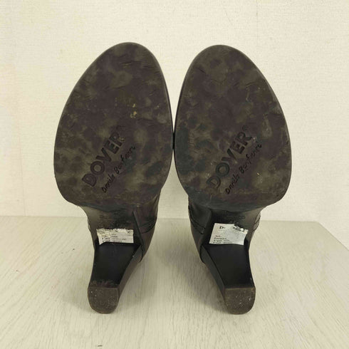 DOVER イタリア製 ウィングチップ サイドゴア ショートブーツ レディース JPN:37