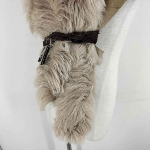 KARL DONOGHUE 英国製 ファーマフラー ストール 裏地羊革 レディース