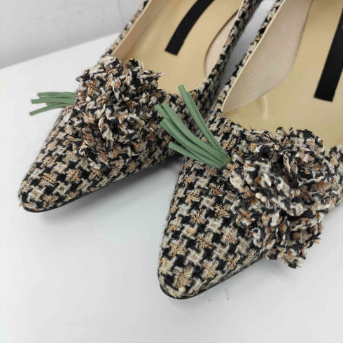 bapy ツイードパンプス レディース JPN:M