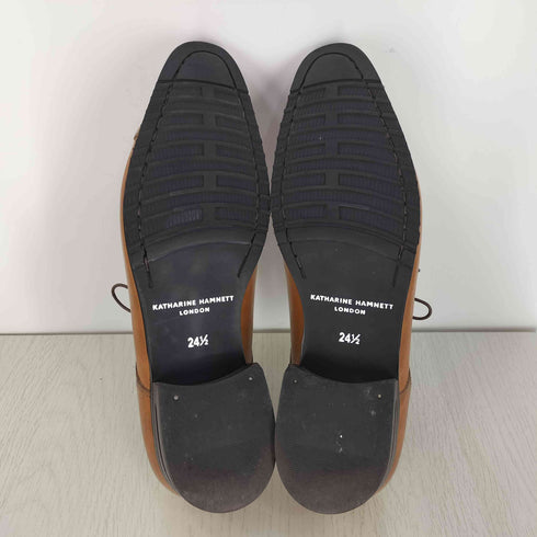 キャサリンハムネットロンドン KATHARINE HAMNETT LONDON 外羽根 ストレートチップシューズ メンズ JPN:24.5