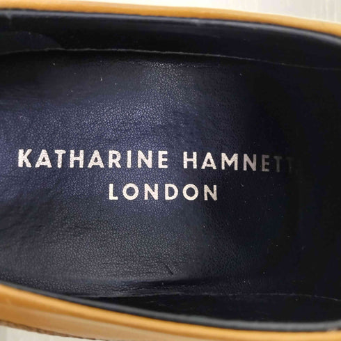 キャサリンハムネットロンドン KATHARINE HAMNETT LONDON 外羽根 ストレートチップシューズ メンズ JPN:24.5