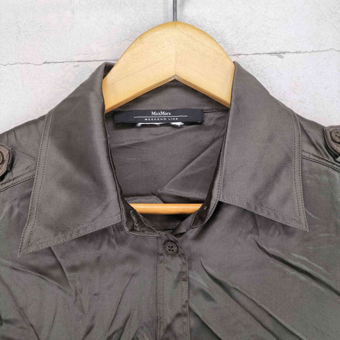 マックスマーラ MAX MARA エポレット付き シャツ レディース