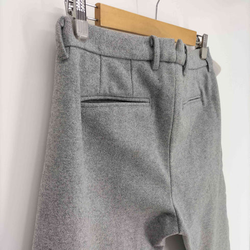 イタリア製 ボタンフライ ウール パンツ メンズ