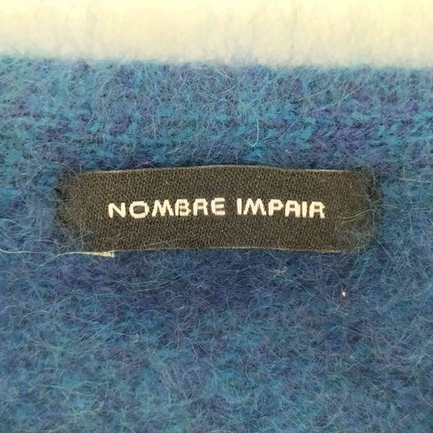 ノンブルアンペール NOMBRE IMPAIR ブラッシュウールラウンドネックプルオーバー レディース FREE