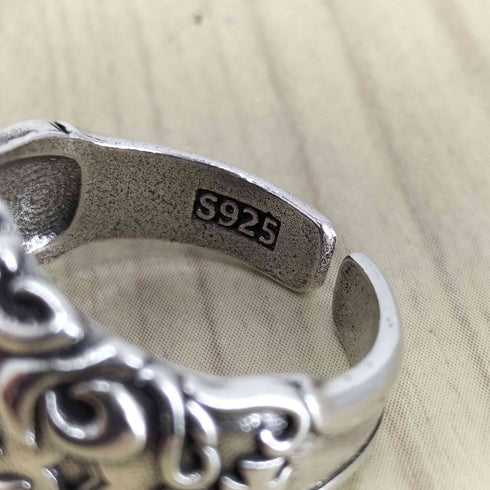 S925 ストーンデザインリング メンズ 19