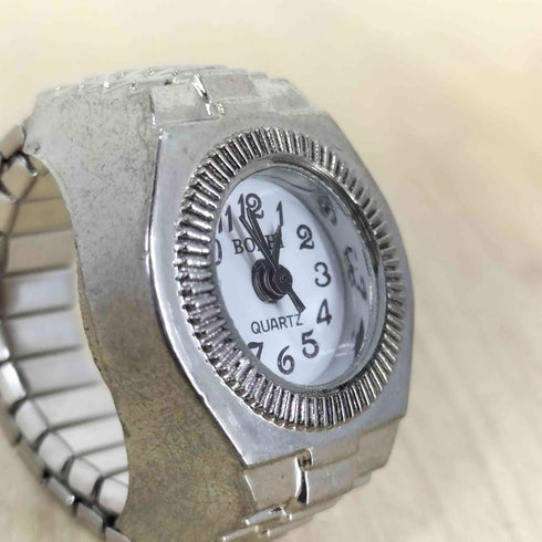 S925 時計デザインリング メンズ