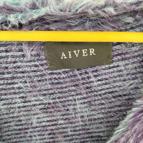 AIVER ミンク起毛フェザーヤーンカーディガン メンズ JPN:L