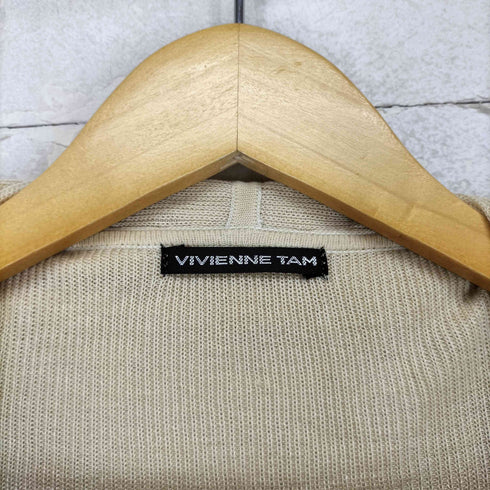 ヴィヴィアンタム VIVIENNE TAM リヨセル ウール カーディガン レディース 0