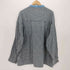 BON HOMME 90-00S 襟 デニム チェック 柄 L/S バンドカラー ネル シャツ メンズ import:XL