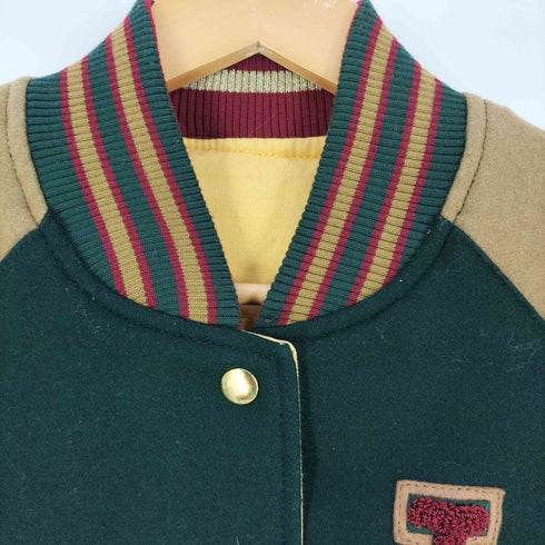 エムエルビー MLB LB-03 LA ワッペン刺繍 ウール リバーシブル スタジャン メンズ FREE