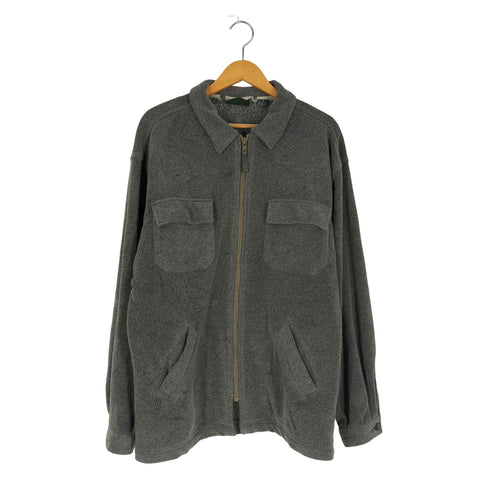 TRADER BAY 90s フリース ジップアップ トラッカージャケット メンズ import:M