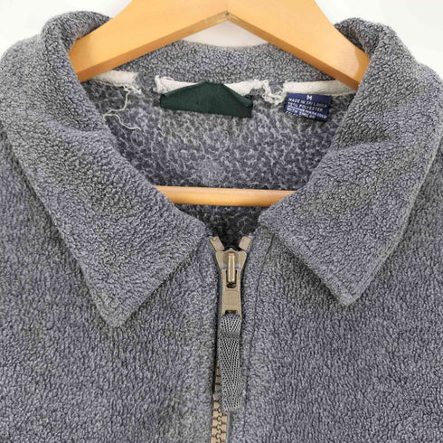 TRADER BAY 90s フリース ジップアップ トラッカージャケット メンズ import:M