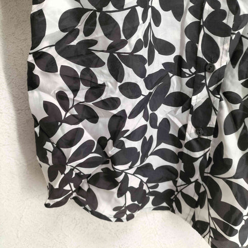 ドルチェアンドガッバーナ DOLCE&GABBANA ボタニカル柄 シルク シャツ レディース 40