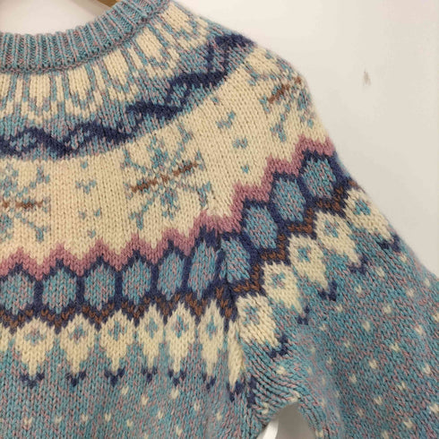 ウールリッチ WOOLRICH 90s 香港製 ノルディック ニット レディース import:M