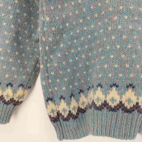 ウールリッチ WOOLRICH 90s 香港製 ノルディック ニット レディース import:M