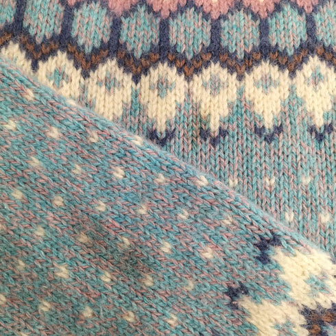 ウールリッチ WOOLRICH 90s 香港製 ノルディック ニット レディース import:M