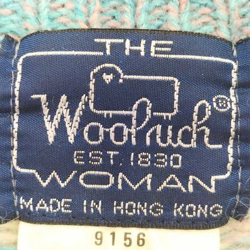 ウールリッチ WOOLRICH 90s 香港製 ノルディック ニット レディース import:M