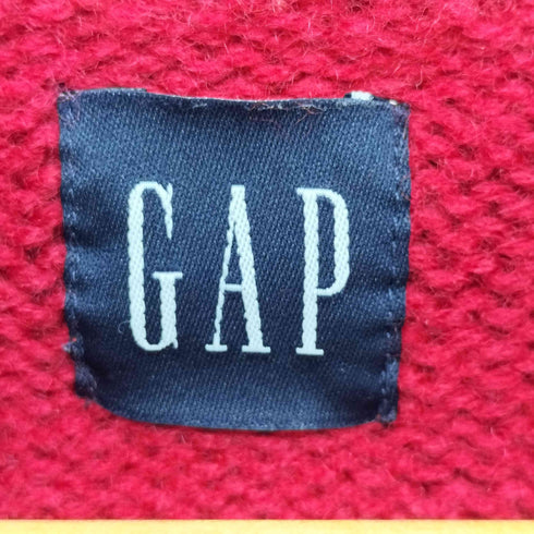 ギャップ Gap OLD 香港製 ウール ロールネック プルオーバー ニット メンズ import:M