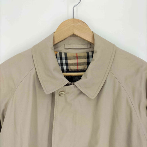 バーバリーズ BURBERRYS 70-80S 英国製 裏地ノバチェック 比翼ジップ 中綿 パテッド ジャケット メンズ