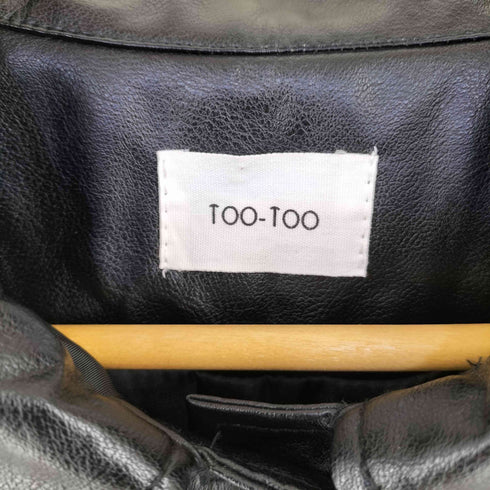 TOO-TOO フェイクレザージャケット レディース