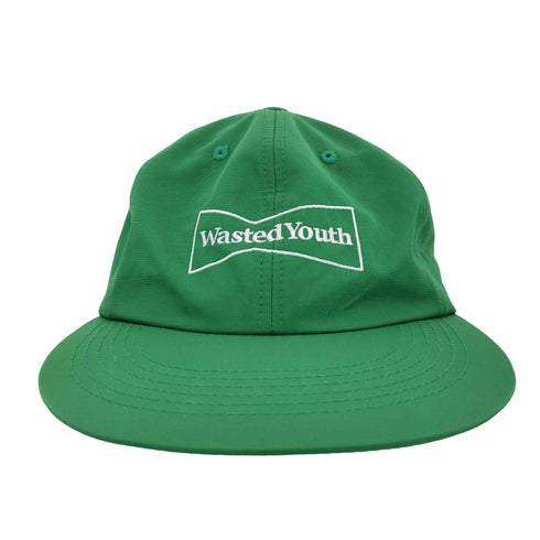 ウェイステッドユース WASTED YOUTH ロゴ刺繍 ナイロンキャップ メンズ