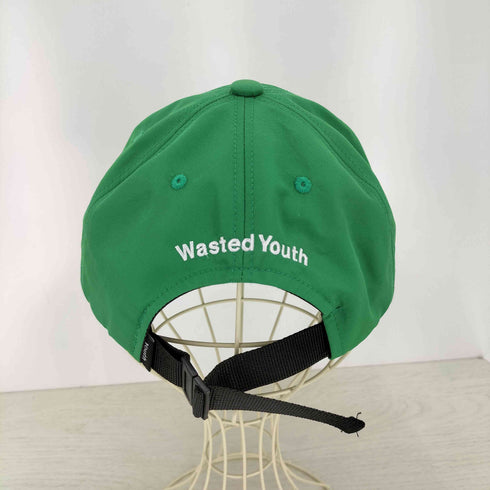 ウェイステッドユース WASTED YOUTH ロゴ刺繍 ナイロンキャップ メンズ
