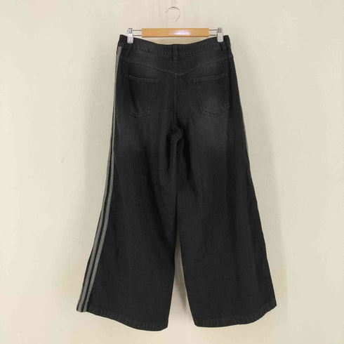 アディダスオリジナルス adidas Originals Adilenium サイドライン ワイド デニム パンツ レディース 2830