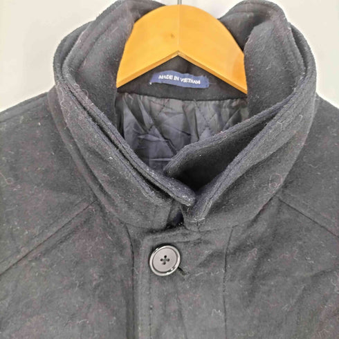 チャップス CHAPS ウールナイロン 裏地キルティング ウエストドローコード スタンドカラーコート メンズ DE:48