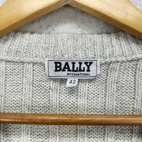 バリー BALLY ITALY製 アルパカ混 カーディガン レディース 42