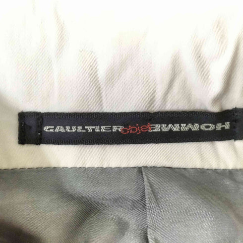 ゴルチエオムオブジェ GAULTIER HOMME objet 比翼 ステンカラーコート メンズ JPN:46