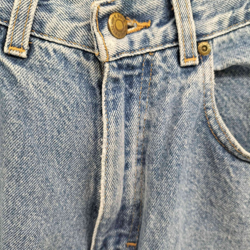 エディーバウアー Eddie Bauer USA製 アイスブルー ジップフライ デニム パンツ メンズ 31 X 30