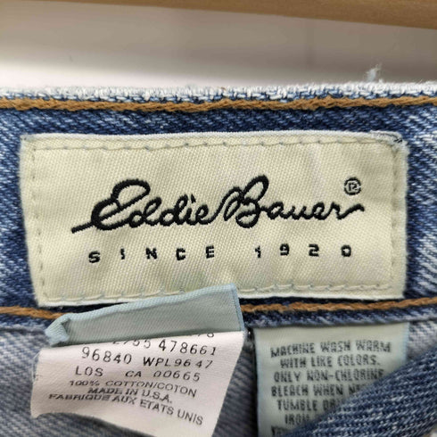 エディーバウアー Eddie Bauer USA製 アイスブルー ジップフライ デニム パンツ メンズ 31 X 30