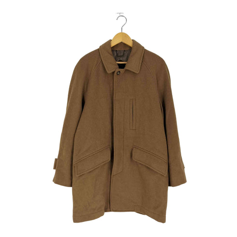 STRABELLTA ウールナイロン 比翼 ステンカラーコート メンズ import:M
