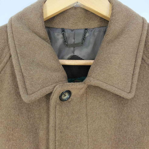 STRABELLTA ウールナイロン 比翼 ステンカラーコート メンズ import:M