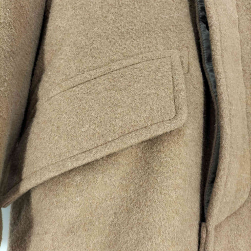 STRABELLTA ウールナイロン 比翼 ステンカラーコート メンズ import:M