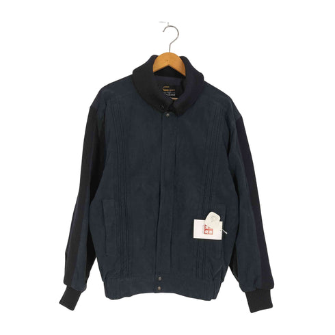 Chippy Facilmo リブ切替 ラインデザイン フェイクスウェード ジャケット メンズ JPN:L