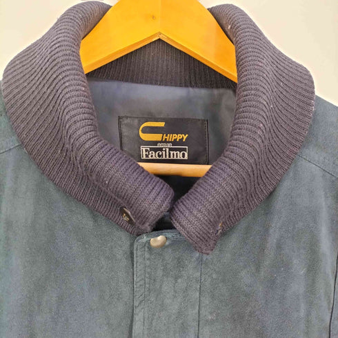 Chippy Facilmo リブ切替 ラインデザイン フェイクスウェード ジャケット メンズ JPN:L
