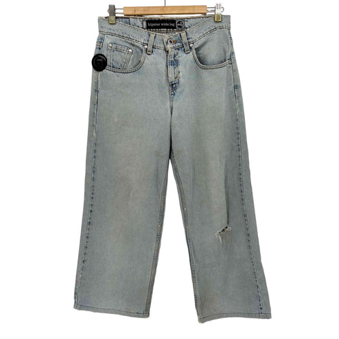 リーバイス Levis 90S USA製 SILVER TAB HIPSTER WIDE LEG シルバータブ ボタン裏573刻印 ワイド ストレート デニム パンツ メンズ