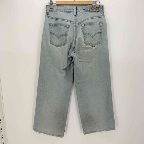 リーバイス Levis 90S USA製 SILVER TAB HIPSTER WIDE LEG シルバータブ ボタン裏573刻印 ワイド ストレート デニム パンツ メンズ
