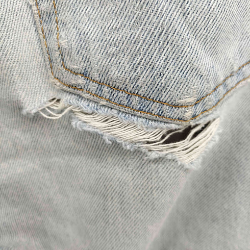 リーバイス Levis 90S USA製 SILVER TAB HIPSTER WIDE LEG シルバータブ ボタン裏573刻印 ワイド ストレート デニム パンツ メンズ