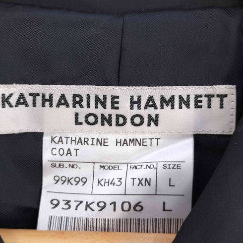 キャサリンハムネットロンドン KATHARINE HAMNETT LONDON キルティング トレンチコート メンズ import:L