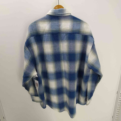 MARTEL オンブレチェック L/S フランネル シャツ ビッグサイズ メンズ 4L